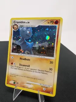 Cranidos Lv.24 Diamond & Pearl Black Star Promo DP07 Pokemon Card 2007 NM/LP - Image 1