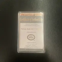 Mewtwo - 1999 Burger King Pokemon 23k Gold Plated Trading Card With COA - Image 4