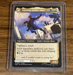 Peter Parker New York Comic Con Promo Card Spider-Man Magic The Gathering - Image 1