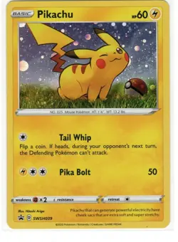 Pikachu - Promo SWSH: Sword & Shield Promo Cards SWSH039 NM - Image 1