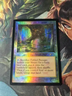 1x Fabled Passage Foil Retro Frame Light Play MTG Magic - Image 2