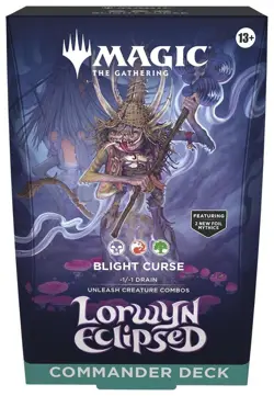 Magic The Gathering Blight Curse Lorwyn Eclipsed Commander Deck NIB - Image 1