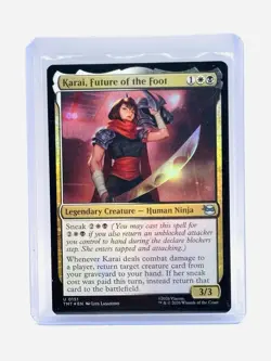 Karai, Future of the Foot #151 (Foil) (NM) TMT Magic MTG - Image 1