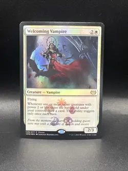 MTG Welcoming Vampire Innistrad: Crimson Vow 046/277 Foil Promo - Image 1