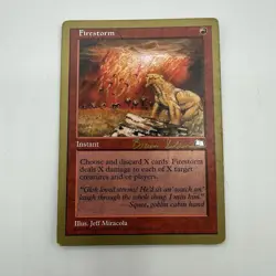Firestorm LP - 1998 Brian Selden (WTH) World Championship Decks MTG Magic - Image 1