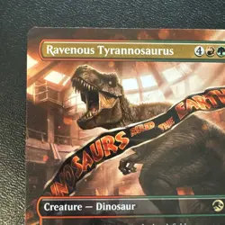Ravenous Tyrannosaurus (Borderless) #18 *Normal* (NM) - Universes Beyond: Jur... - Image 2