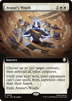Avatar's Wrath (FOIL) x1 - MTG Avatar: The Last Airbender TLA #365 - Image 1