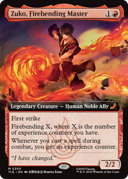 Zuko, Firebending Master (FOIL) x1 - MTG TLE #200 - Image 1