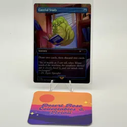 MTG Careful Study 1768 Rainbow Foil Secret Lair Drop - Image 1