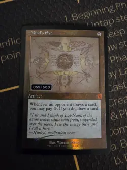 Mind's Eye (Schematic) (059/500) The Brothers' War: Retro Frame Artifacts Foil - Image 3