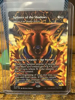 Splinter of the Shadows - Ashcoat of the Shadow Swarm (Borderless Regular - Image 1