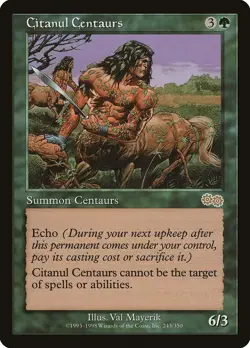 Urza's Saga Citanul Centaurs MTG Magic the Gathering LP - Image 1