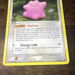 Pokemon TCG Ditto EX Delta Species Uncommon Basic 35/113 2005 60 HP - Image 3