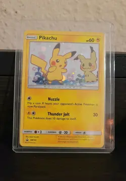 Pokemon SM162 Sun and Moon Pikachu Promo Card - Image 1