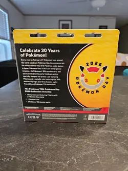 Pokemon Day 2026 Collection Box / Pikachu 30th Anniversary Promo Factory Sealed - Image 2