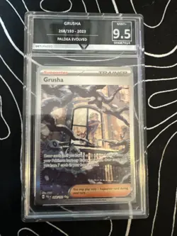 Get Graded 9.5 Grusha 268/193 Paldea Evolved Special Illustration Rare NM - Image 1