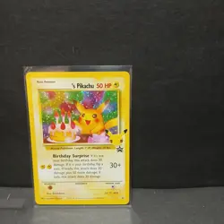 Pokemon Celebrations Classic Collection Birthday Pikachu 24/53 Stamped Holo NM - Image 1