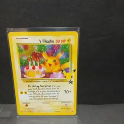 Pokemon Celebrations Classic Collection Birthday Pikachu 24/53 Stamped Holo NM - Image 2