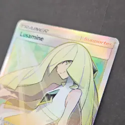 Pokemon Lusamine Full Art Ultra Rare Trainer Holo 110/111 Crimson Invasion - Image 3