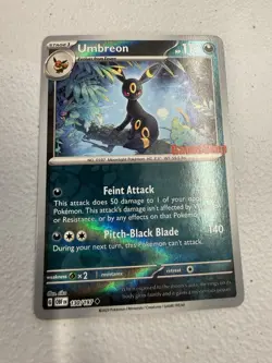 Pokemon TCG SV Promos (Gamestop Stamp) #130/197 Umbreon LP - Image 1