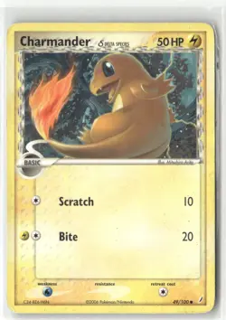 Pokemon Charmander (Delta Species) Common Crystal Guardians 49/100 - Image 1