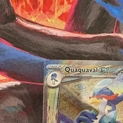 Pokemon Quaquaval EX Full Art Holo Special Illustration Rare 260/193 Pack Fresh - Image 4