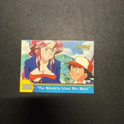 The Mandarin Island Miss Match OR16 Topps Pokemon Series 3 TV Animation Blue - Image 1