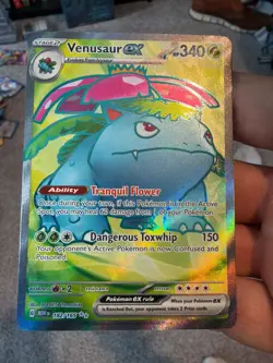 Near Mint NM Venusaur ex Pokemon 151 holo full art secret rare! - Image 1