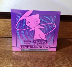 Pokemon Sword and Shield Fusion Strike Elite Trainer Box ETB Mew English Sealed - Image 1