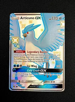 Pokemon Articuno GX Full Art Hidden Fates Shiny Vault SV54/SV94 Holo 170 MP - Image 1