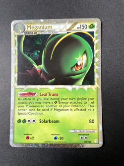 MEGANIUM 2010 POKEMON HEARTGOLD & SOULSILVER RARE HOLO 109/123 NM - Image 1
