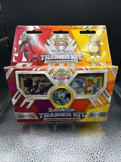 Pokemon tcg Sun & Moon Trainer Kit (Alolan Raichu & Lycanroc) NIB two player set 820650802102 - Image 1