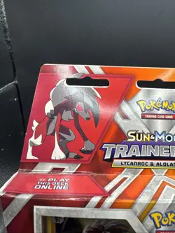 Pokemon tcg Sun & Moon Trainer Kit (Alolan Raichu & Lycanroc) NIB two player set 820650802102 - Image 3