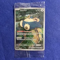 SEALED! Snorlax Pokemon Scarlet Violet 151 Promo Illustration Rare 051 - Mint - Image 1