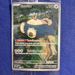 SEALED! Snorlax Pokemon Scarlet Violet 151 Promo Illustration Rare 051 - Mint - Image 2
