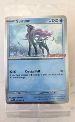 Suicune - 026/094 Phantasmal Flames Sealed GAMESTOP Promo Pokemon Tcg Holo - Image 1