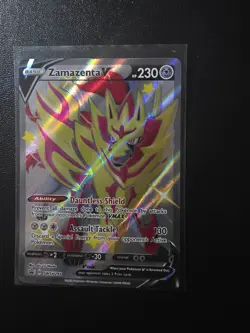 ZAMAZAENTA V SWSH293 SWORD & SHIELD POKEMON TCG (SHINY FULL ART PROMO, NM) - Image 1
