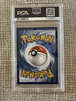 Super Rare 2023 POKEMON SWSH BLACK STAR PROMO PRERELEASE-STAFF #241 GENGAR PSA 8 - Image 2