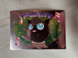 1999 Pokemon Japanese Meiji Embossed Promo Foil Jigglypuff/Purin Mint NP - Image 3