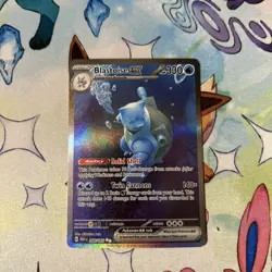 Blastoise ex 200/165 Special Illustration Rare SIR Pokemon 151 Full Art NM!!💧 - Image 1