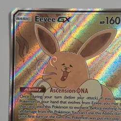 Pokemon Eevee GX Holo HP160 Ascension DNA SM233/Promo Full Art Ultra Rare - Image 5