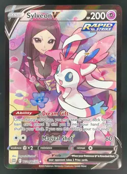 2022 Pokemon Sword & Shield Brilliant Stars Trainer Gallery #TG14/TG30 Sylveon V - Image 1