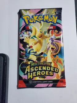 Pokemon TCG Ascended Heroes 22.7g Sealed Single Booster Pack - Image 2