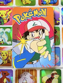 Pokemon 151 Vintage Pocket Monsters Vending HOLO Prism Sticker 2000 Nintendo - Image 5