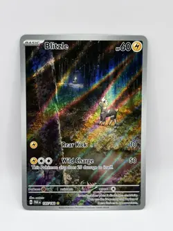 Pokemon TCG Blitzle Paradox Rift 195/182 Illustration Rare Full Art Near Mint - Image 1