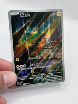 Pokemon TCG Blitzle Paradox Rift 195/182 Illustration Rare Full Art Near Mint - Image 3