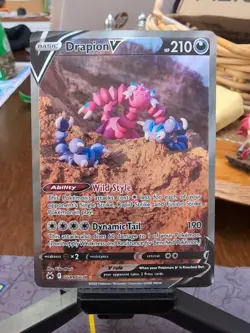 Pokemon Drapion V Ultra Rare Crown Zenith: Galarian Gallery GG49/GG70 NM - Image 1