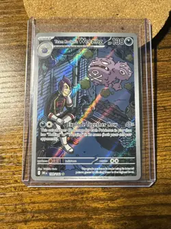 Pokemon Destined Rivals Team Rocket’s Weezing 199/182 Illustration Rare Holo - Image 1