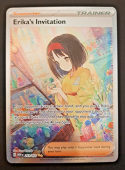 Pokemon TCG Erika's Invitation Scarlet & Violet-151 203/165 Holo NM - Image 1