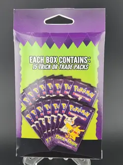Pokemon Trick or Trade Booster Bundle 15 Packs Halloween BOOster Sealed - Image 2